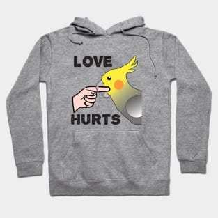 Love Hurts - Cockatiel Male Hoodie